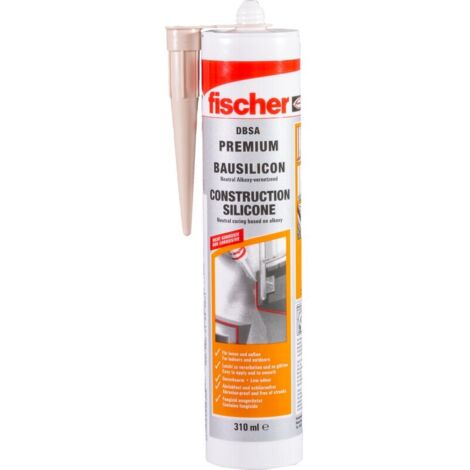 Fischer 1x Bausilicon Premium 310 ml DBSA TP transparent  - 053090