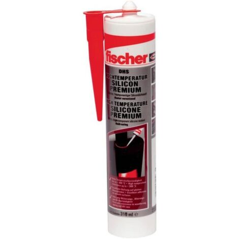 Fischer 1x Hochtemperatursilicon DHS 310ml rot - 053125