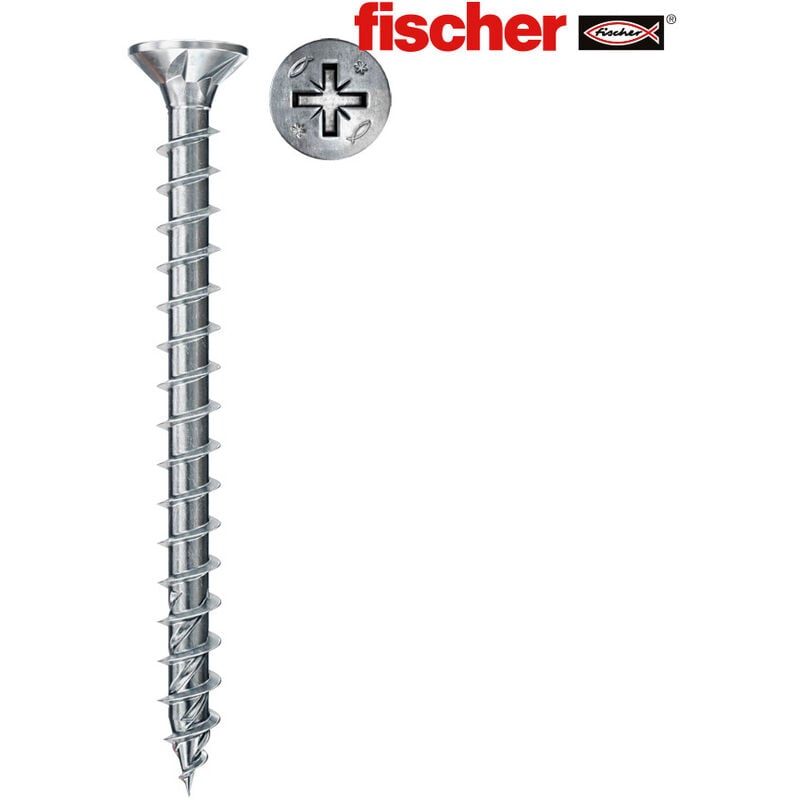 Viti per Legno, Bianche, 4.5 x 40 - Fischer