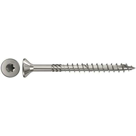 Fischer 200x Power-Fast 4 x 45 tête fraisée acier inoxydable A4 filetage partiel étoile interne TX - 657283