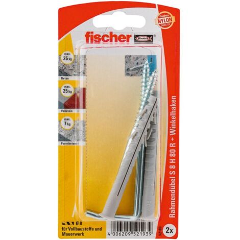Fischer 2x Rahmendübel S 8 H RW - 52193