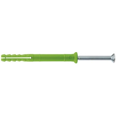 Fischer 45x Tampons à clouer N GREEN 6 x 60/30 S tête fraisée - 524847