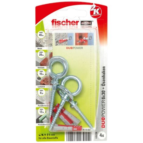 Fischer 4x DUOPOWER 6X30 OH avec crochet à œillets - 535226