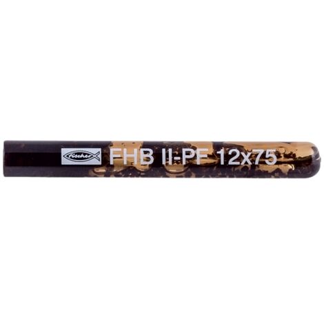 Fischer 500548 Ampolla química FHB II-PF 12x75 (Envase 10 uds)