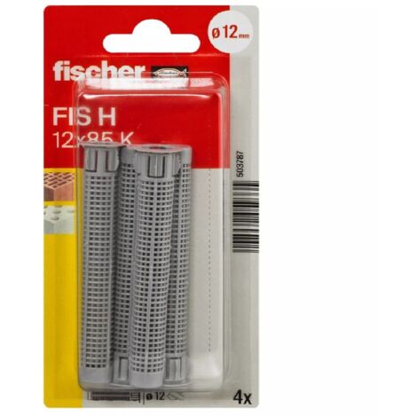 FISCHER 503787 Injektions-Ankerhülse FIS H 12 x 85 K Kunststoff, 4 Stk