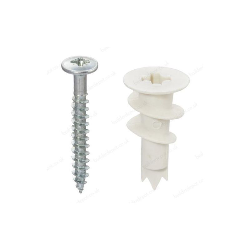 505372 nylon self drill plugs (200) - , - Fischer