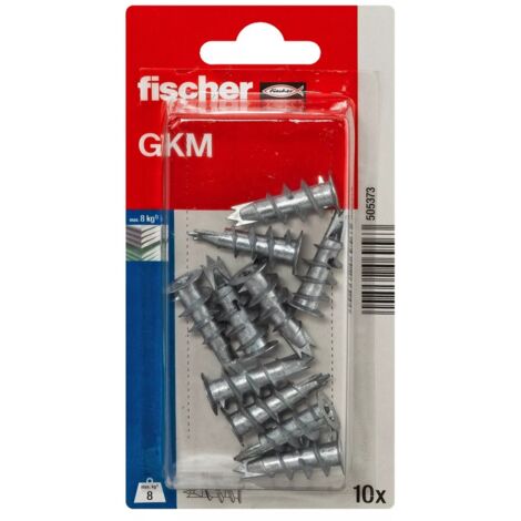 FISCHER 505373  Gipskartondübel Metall GKM, 10 Stk