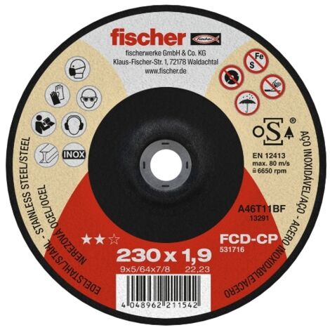 FISCHER 512567 DISQUE DE COUPE FCD-CP 230 X 3 X 22,23 CARBONE