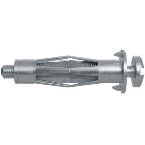Chevilles métalliques pour corps creux HM 5x80S avec vis pour plaque de 38 à 50 mm boîte de 50 pièces