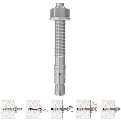 FISCHER 523135 FXA 10 X 126 THROUGH BOLT