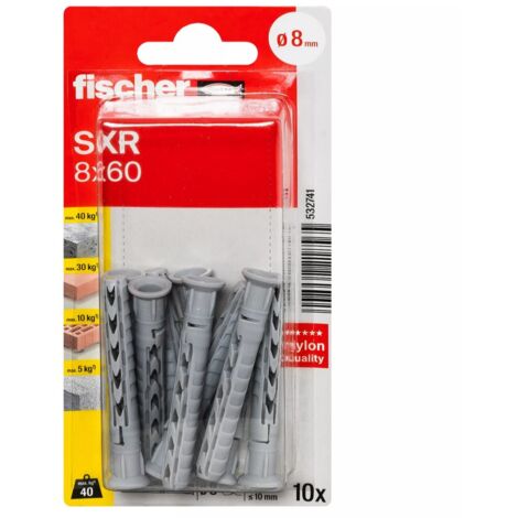FISCHER 532741 Langschaftdübel SXR 8x60, 10 Stk
