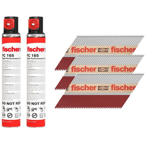 Nails 1st Fix Collated Nails 3.1 X 75mm  FISCHER 400Nails UK SELLER 10 Strips 