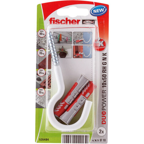 Fischer 535484 DuoPower 10 x 50 RH G N K NV Dübelset 50 mm 10 mm 1 Set