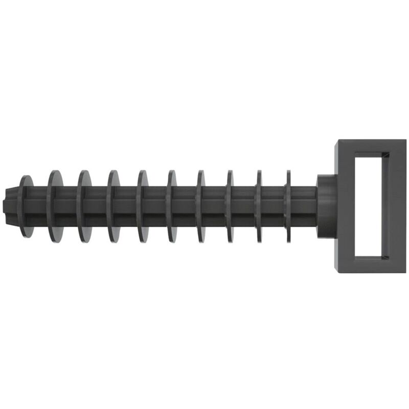 545787 Tasselli per Fascette, Nero, bis 9,5 breit x 3 hoch - Fischer