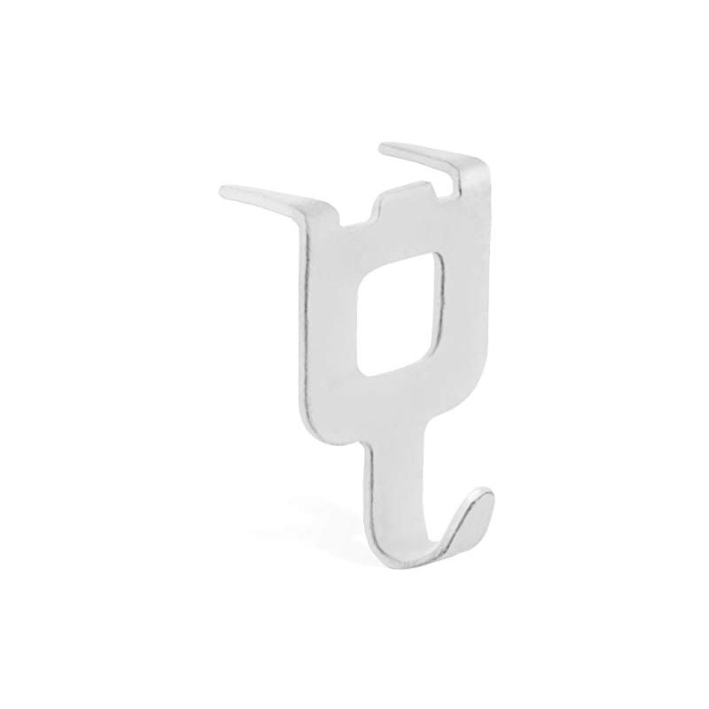 Fischer - 545953 kralle lot de 8 griffes de photos réutilisables à démonter, rouge/blanc