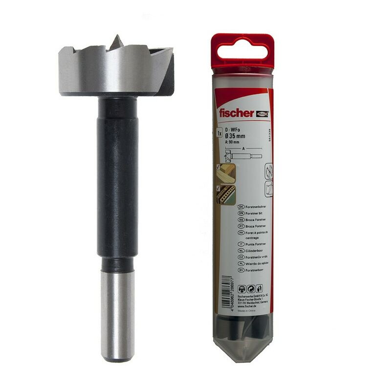 Punta Forstner Fischer 35mm - Per Fori Precisi Nel Legno, Con Centraggio