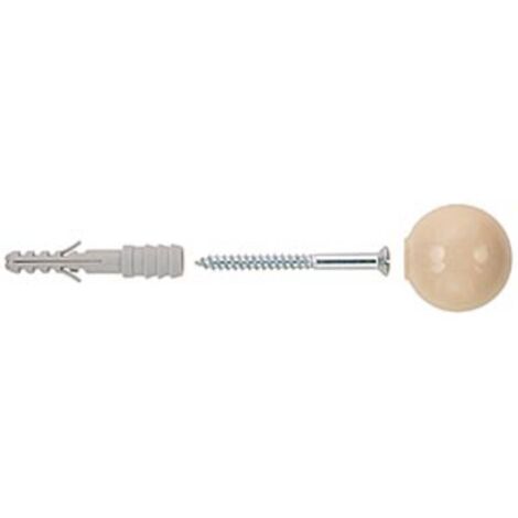 Fischer 5x Türstopper TS 8 W weiß - 060536