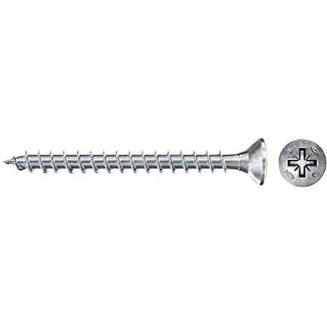 Fischer 670031 Viti per Legno, Bianche, 3.0 x 20