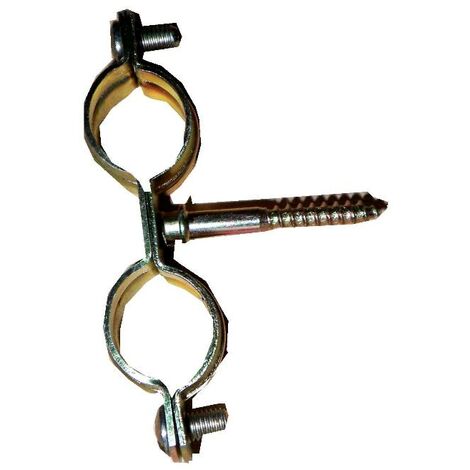 fischer abrazadera metalica doble amd 14-16   545773 (caja 50 unidades)