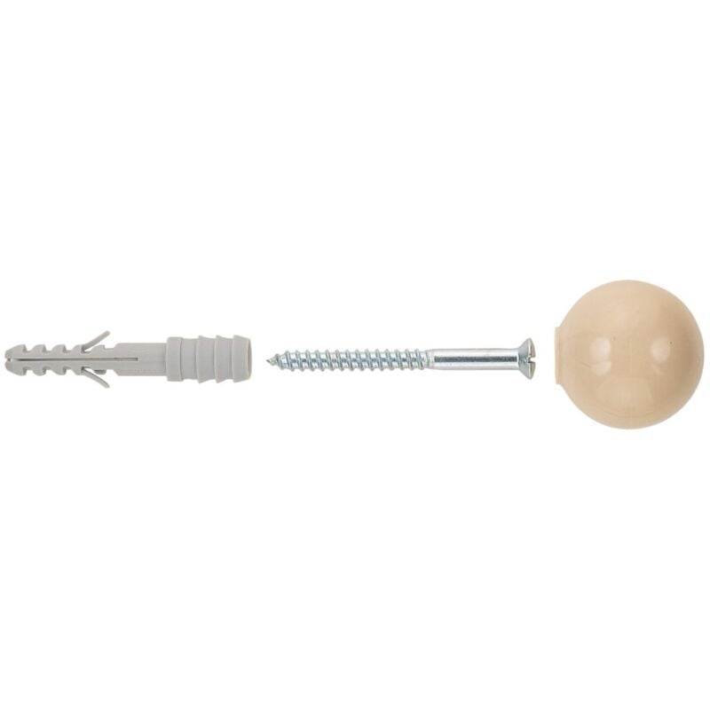 Fischer - 5x Türstopper ts 8 br braun - 060540