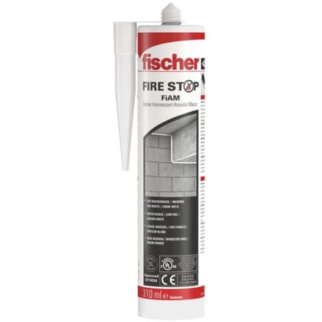 FISCHER Art. 53011 FiAM 310 Sigillante acrilico intumescente per la protezione al fuoco