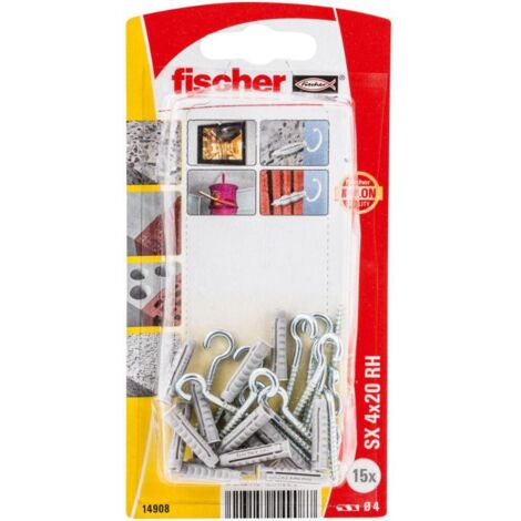 FISCHER blister 15 taco+ hemb. ab. sx 420 hak 14908 fisch , Blister 15 Taco+ Hemb. Ab. Sx 4x20 Hak 14908 Fisch de la marca Fischer.
