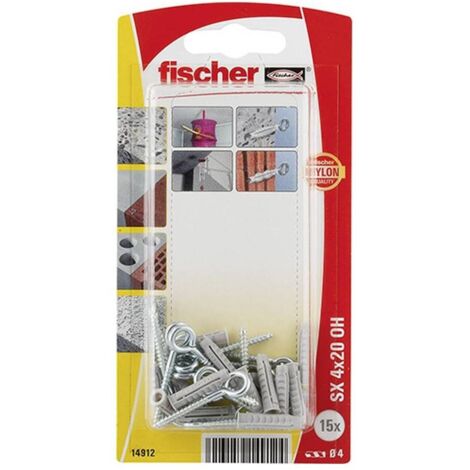 FISCHER blister 15 taco+ hemb. ce. sx 420 hck 14912 fisch , Blister 15 Taco+ Hemb. Ce. Sx 4x20 Hck 14912 Fisch de la marca Fischer.