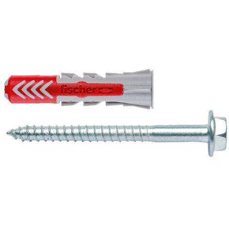 Fischer blister de 6 queues DuoPower 12x60mm + vis