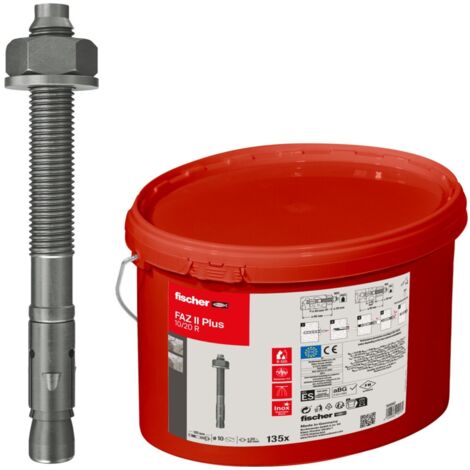 fischer Bolzenanker FAZ II Plus 10/20 R Eimer