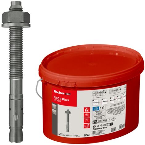 fischer Bolzenanker FAZ II Plus 12/10 R Eimer