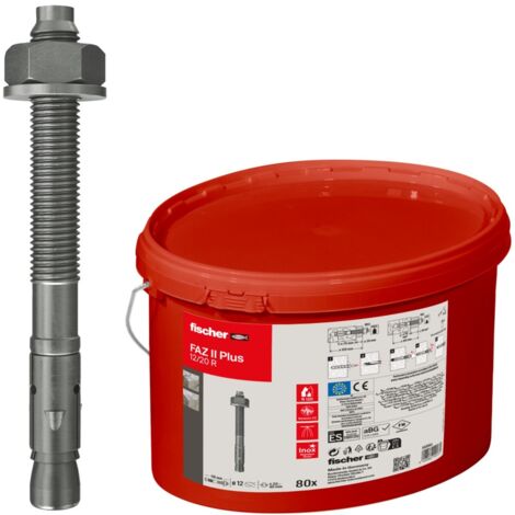 fischer Bolzenanker FAZ II Plus 12/20 R Eimer