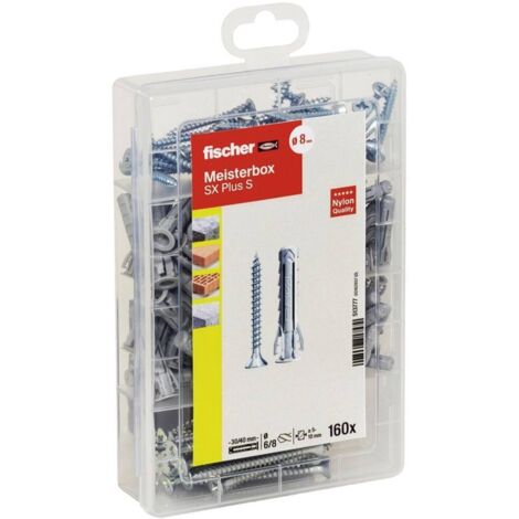 FISCHER CAJA MAESTRA CON TACOS SX Y TORNILLOS 513777