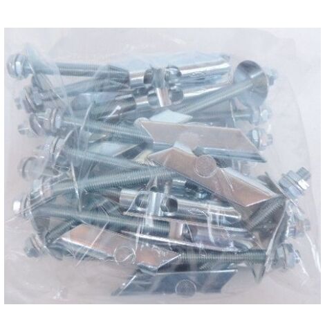 Cheville à bascule M8 L100mm acier electro zingué (boite de 20) ép max tôle 55mm KD-8 FISCHER 80178