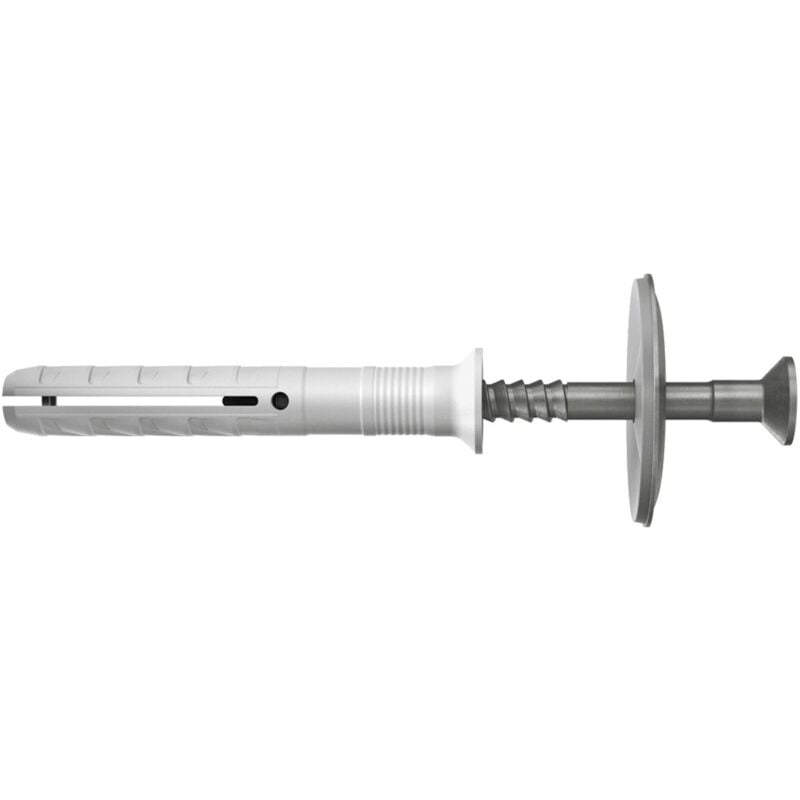 50x Nageldübel n 6 x 40/10 s d Nagelschraube und Dichtscheibe A2 nichtrostender Stahl - 050367 - Fischer