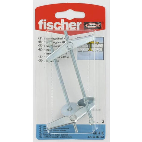 Fischer – Cheville adaptable 105mm pour béton armé – Charge maximale 100kg – Lot de 2 pièces – Fixation robuste et fiable