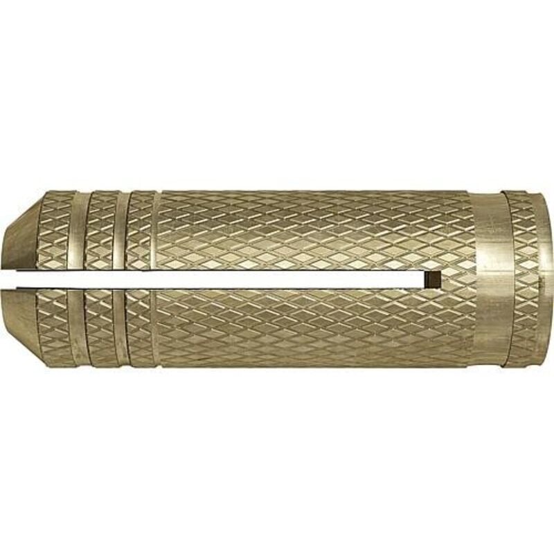 10x Messingdübel ms 16 x 43 - 078663 - Fischer