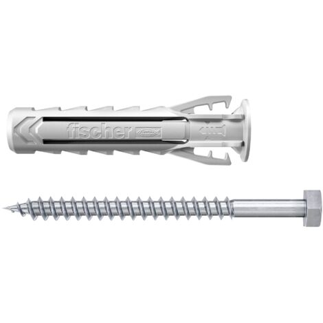 FISCHER - Cheville nylon sx plus 14x70 avec vis blister x2