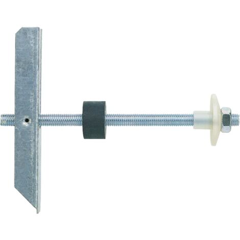 Fischer – Chevilles à bascule KM 10 pour cloisons creuses – Longueur 180mm – Charge maximale élevée – 25 pièces – 50326