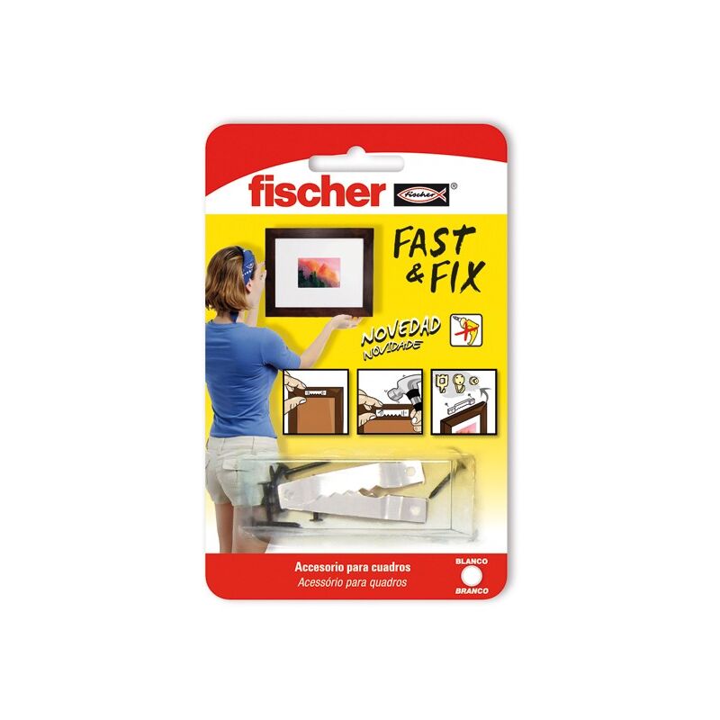 

Colgador cuadros rectos 10 pzs