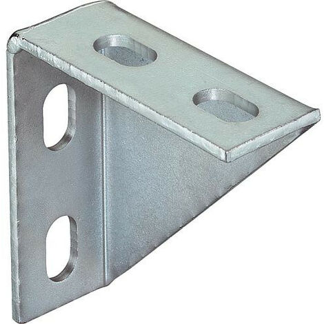 Fischer – Console d'angle acier galvanisé 4 mm – Dimensions 100 mm x 100 mm – Fixation murale, au sol ou plafond – Stabilité renforcée
