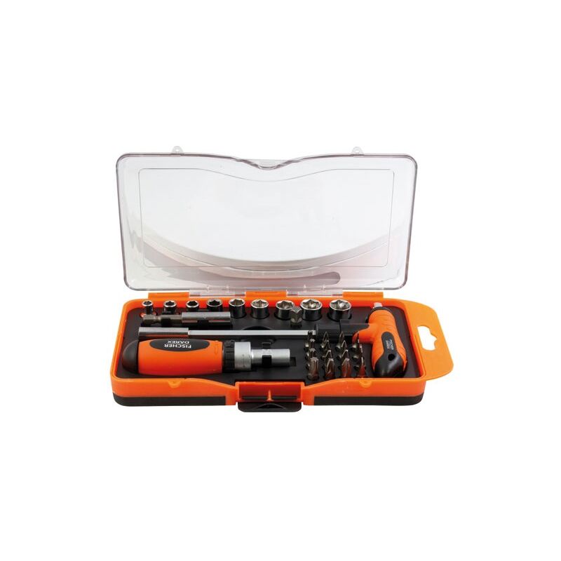 Coffret de vissage et serrage 29 pièces - Fischer Darex