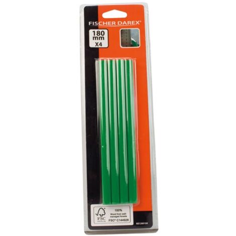 FISCHER DAREX - Crayons de mâçon 180mm x4 blister