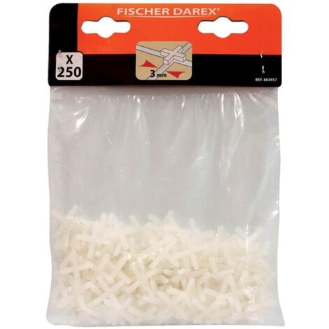 FISCHER DAREX - Croisillons plastique 3 mm sachet x 250