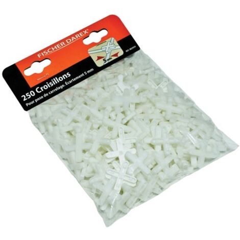 FISCHER DAREX - Croisillons plastique 5 mm sachet x 250