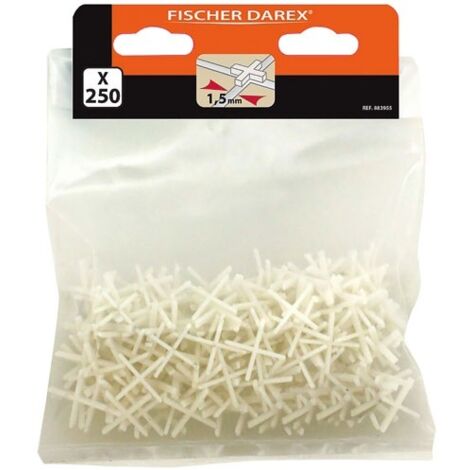FISCHER DAREX - Croisillons plastiques 1.5mm x 250