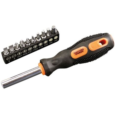 FISCHER DAREX - Kit tournevis porte embouts +10 embouts