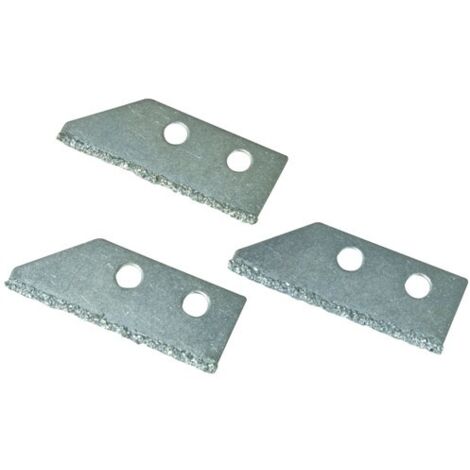 FISCHER DAREX - Lames carbure pour grattoir a joints carrelage x3
