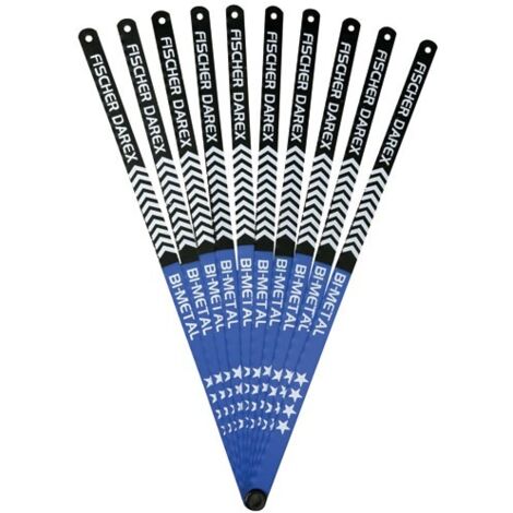 FISCHER DAREX - Lames de scie métaux bimétal 300 mm x 10