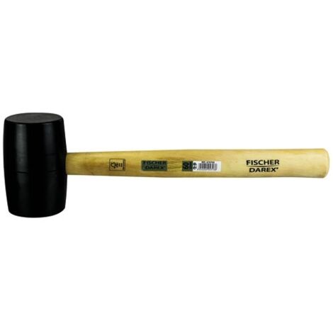 FISCHER DAREX - Maillet caoutchouc noir 60 mm