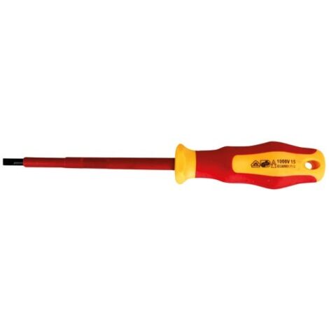 FISCHER DAREX - Tournevis électricien isolé fente 5.5 x 135 mm